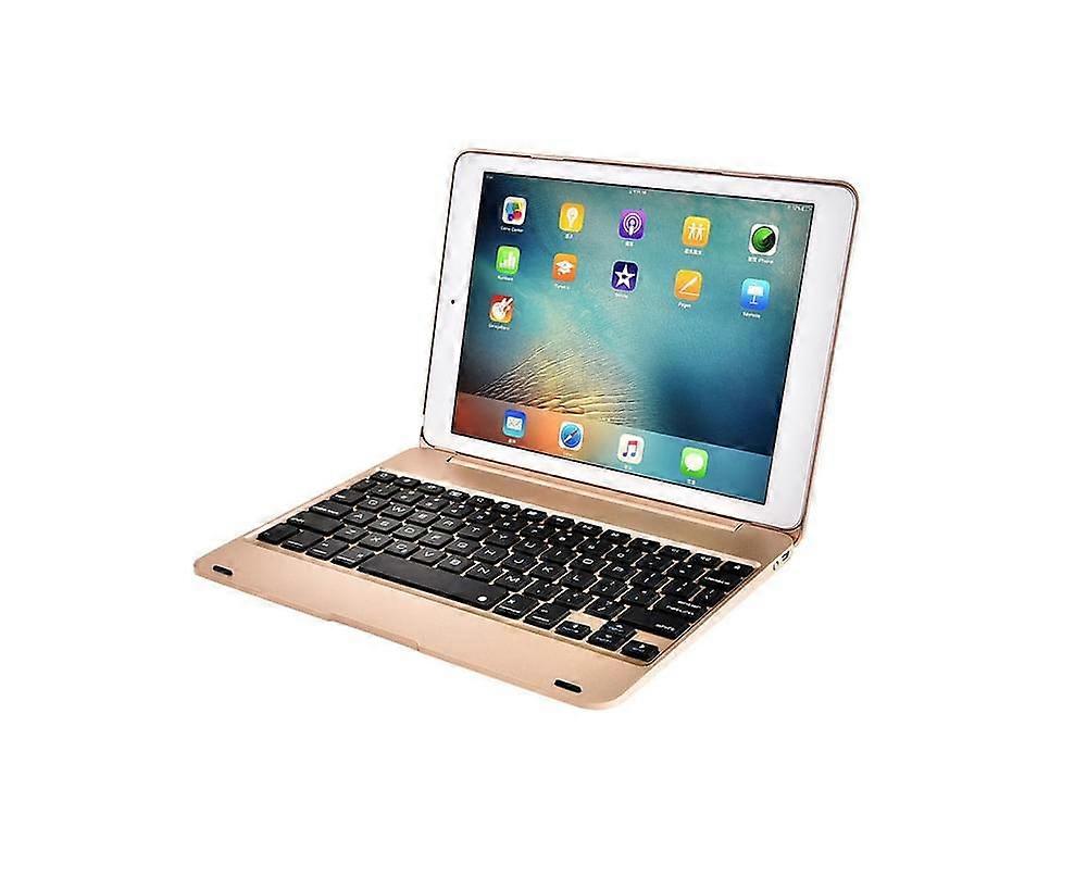 Ultra-Thin Folding Case Wireless Bluetooth-compatible Keyboard for iPad Pro 9.7inch Tablet - Golden