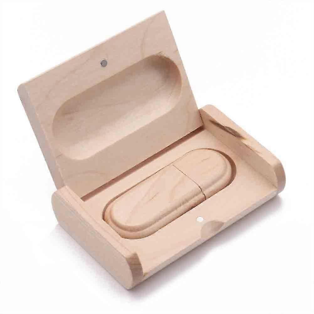 Usb Flash Drive 16gb U Disk Memory Stick External Memory Wooden Flash Drive With Box Portable U Dis