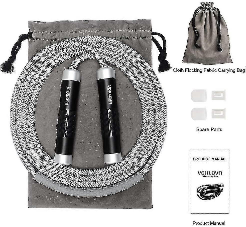 Weighted Jump Rope - Heavy Jump Ropes With Adjustable
