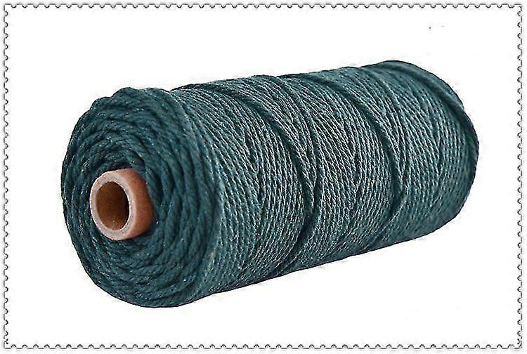 3mm 100% Cotton Cord Colorful Cord Rope Beige Twisted 110yards