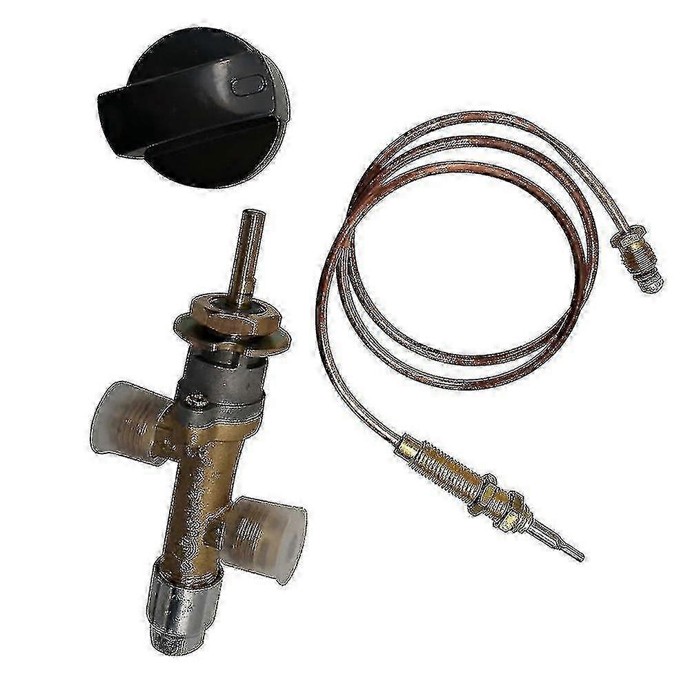 プロパン LPG ガスファイヤーピットコントロール安全バルブフレーム障害装置ガスヒータバルブ サーモクープ付き