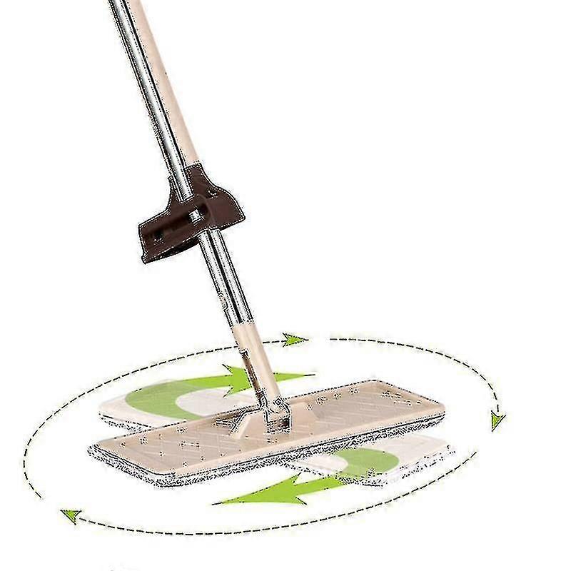 Hands-free Flat Mop With 3 Replaceable Microfiber Wipes, Flat Mop, Simple And Practical Cleaning Tool