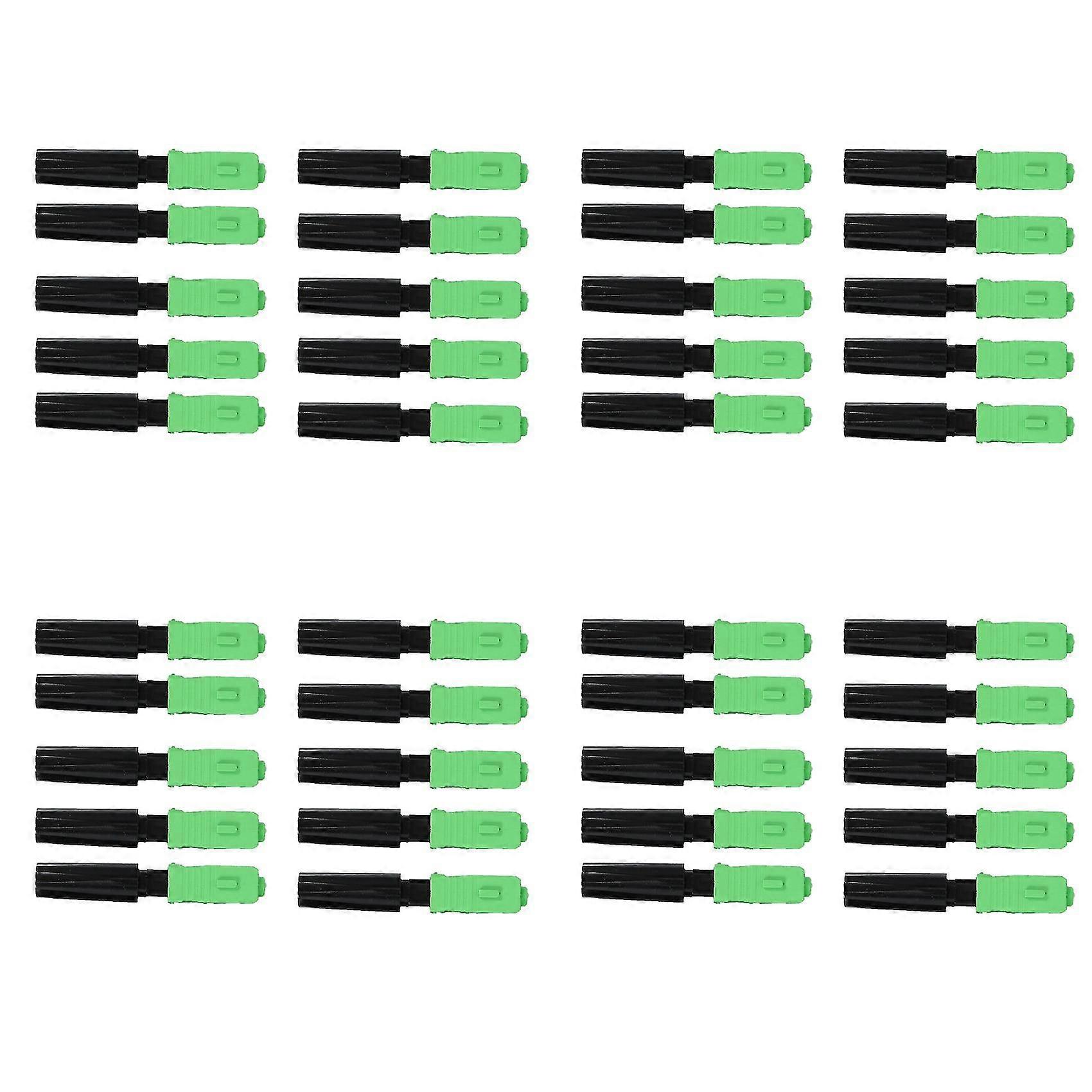 10pcs Ftth Embedded Quick Connector Sc/apc Fiber Optic Connector
