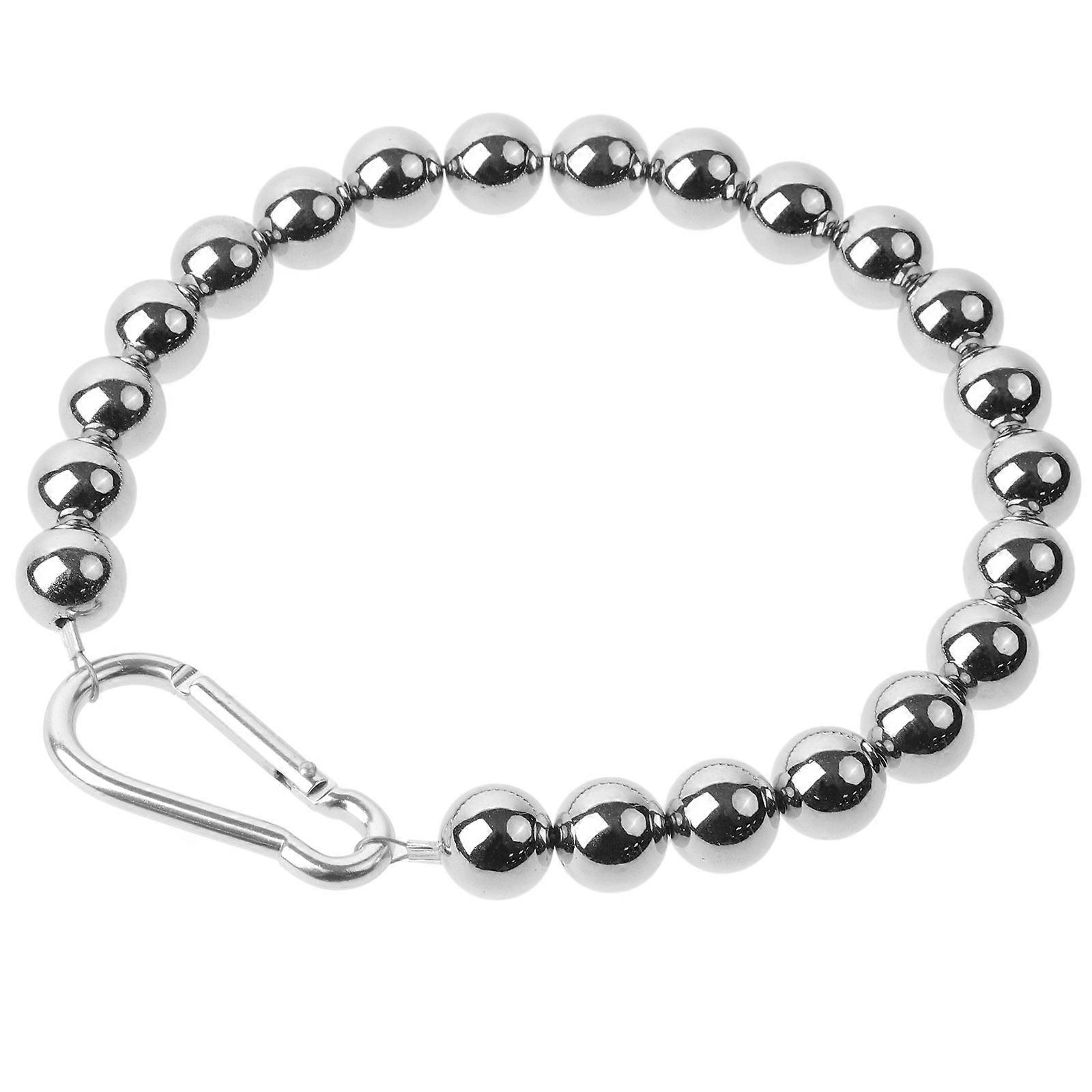 Beaded Flag Retainer Ring Flagpole Beads Chain Ring Flag Pole Beaded Ring Flagpole Retaining Supply