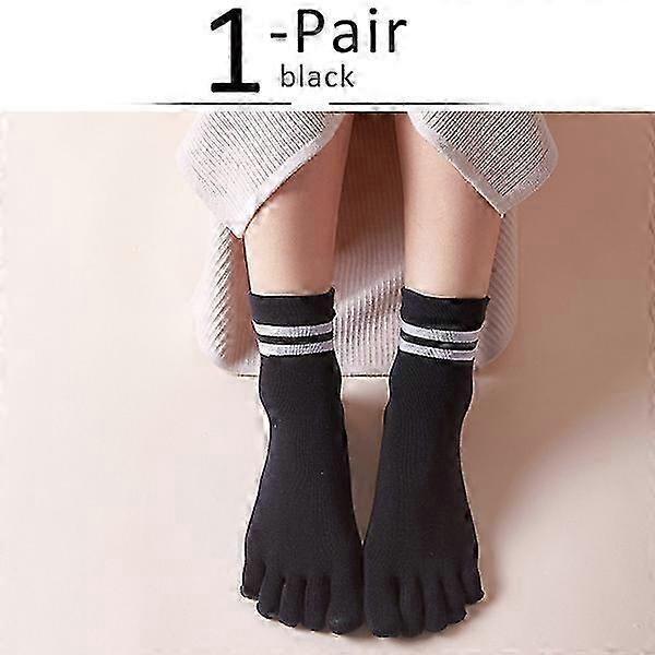 ארבע עונות בהונות גרביים קצרים אישה ילדה כותנה פסים מוצק סופג זיעה נושם רך אלסטי 5 אצבעות גרבי הרג'וקו