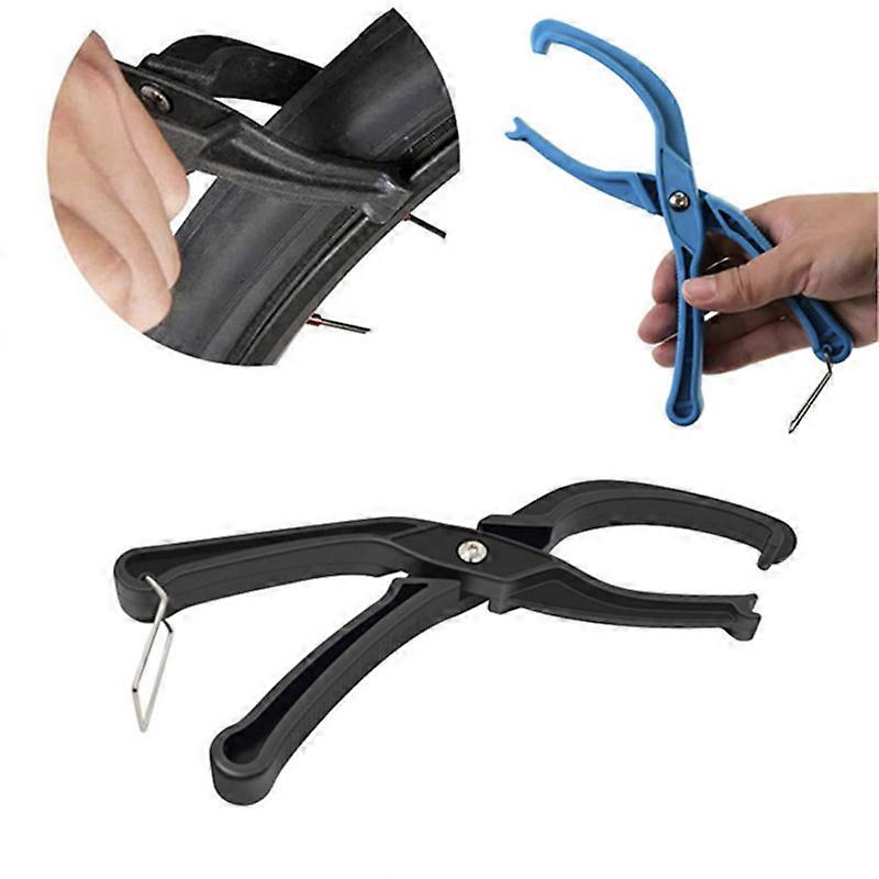 MIMIGO Bike Tire Levers, Bike Tire Pliers, Labor-Saving Bicycle Tyre Remover Clamp with Non-Slip Grip, Convenience Road Mountain Bike Tire Changer - P