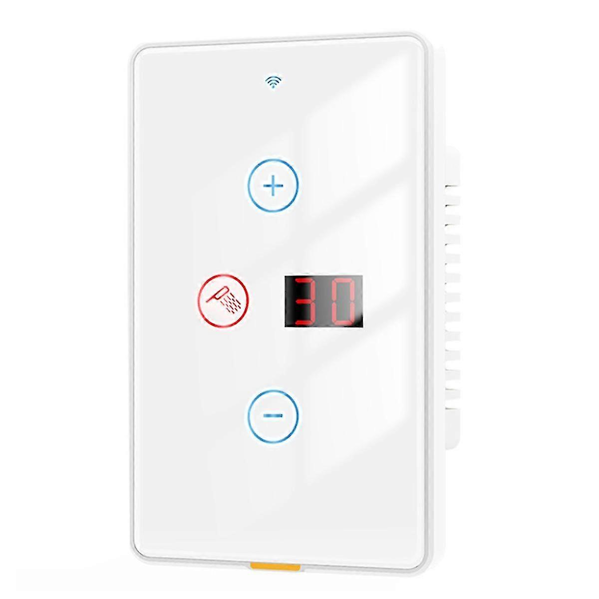 Tuya Smart WiFi varmtvannsberederbryter Touch Wall Panel 20A Timer Control Arbeid Smart Home for Alexa Google Home A