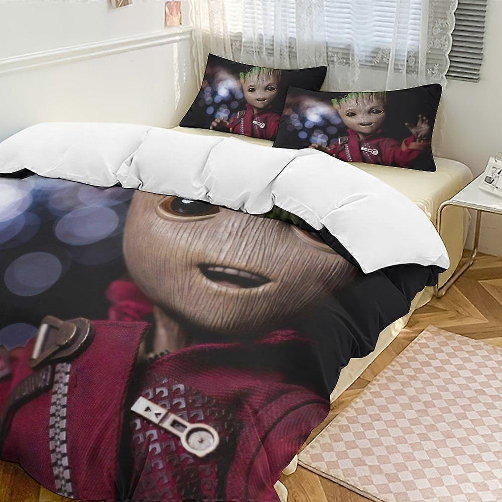 Bedding set WM629 I Am Groot Bedding Comforter Sets, 3-Piece Bedding Set Soft Warm Bed Set Multiple sizes to choose from SW629