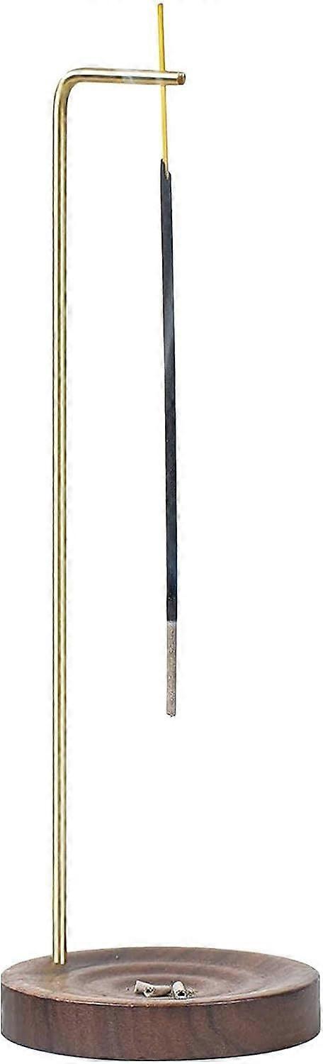 Support de porte-encens en bois renversé, brûleur de bâton fait à la main pour le spa, la méditation, le salon de thé ou la décoration de l’église