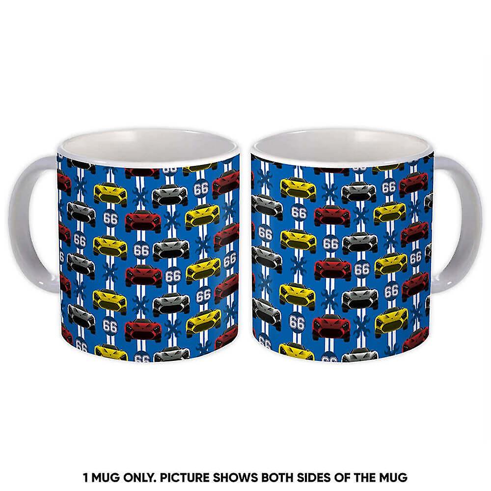 Presentmugg: Grafiska fartbilar Tonåring