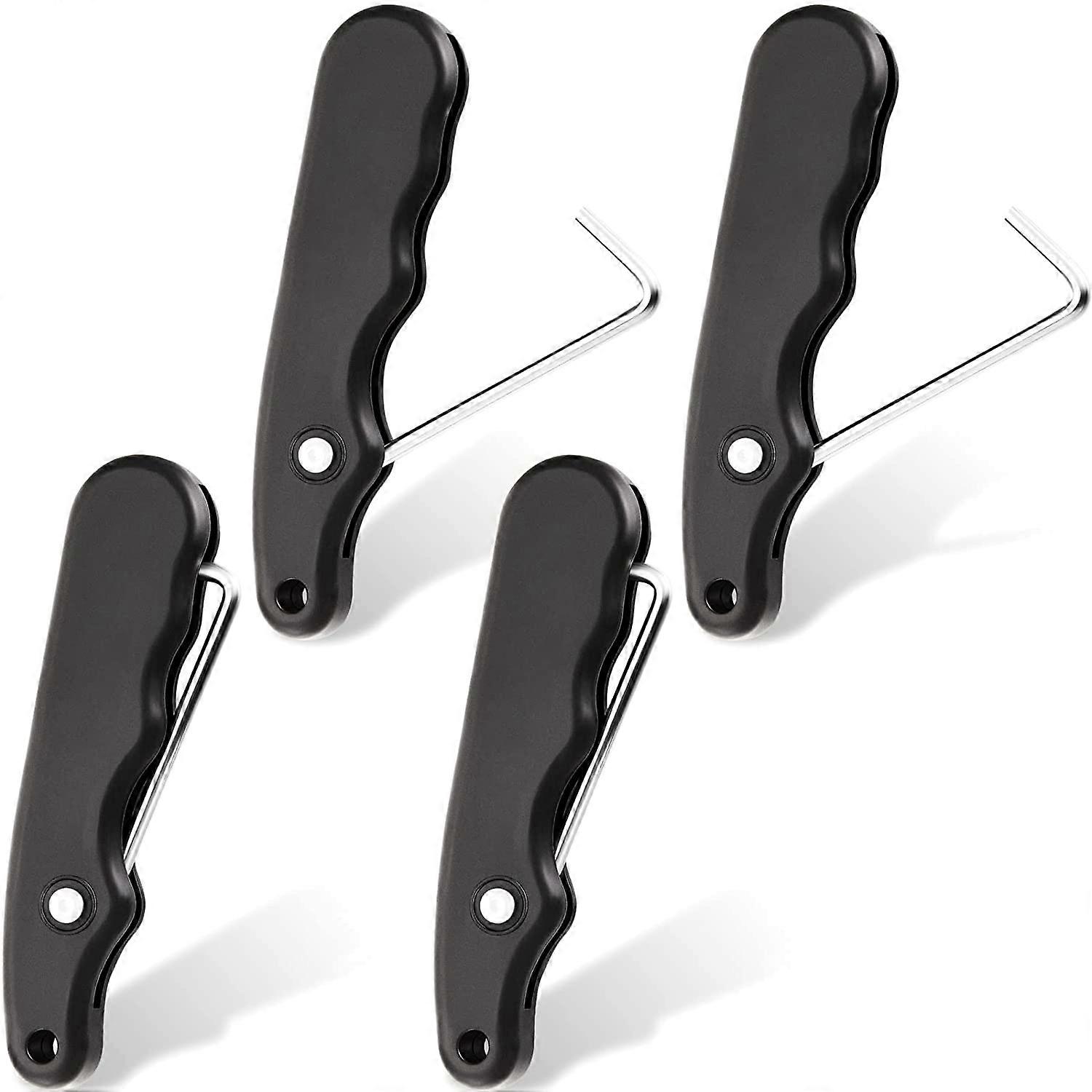 4Pcs Folding Shoe Lace Puller,Portable Lace Tightener Tool,Skate Lace Tightener for Hockey Ice Skates Figure Skates Boot