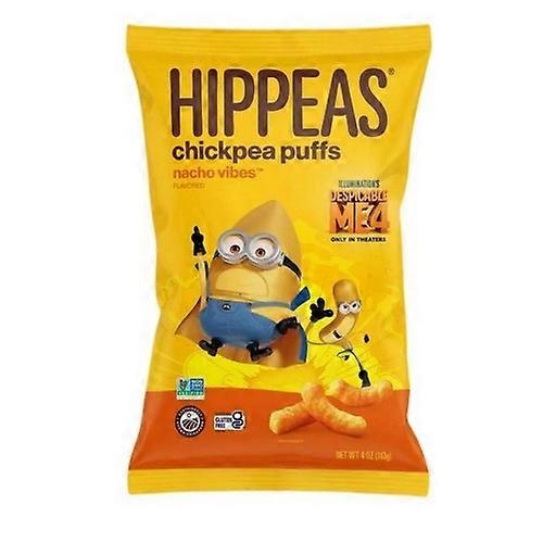 Hippeas Chickenpea Nacho Puff ,4 Oz(Case Of 12)