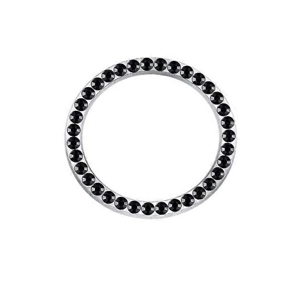 Car One-Click Engine Start Stop Switch Button Cover Crystal Rhinestone Cover Protector Ring Hand-set Sticker Decoration