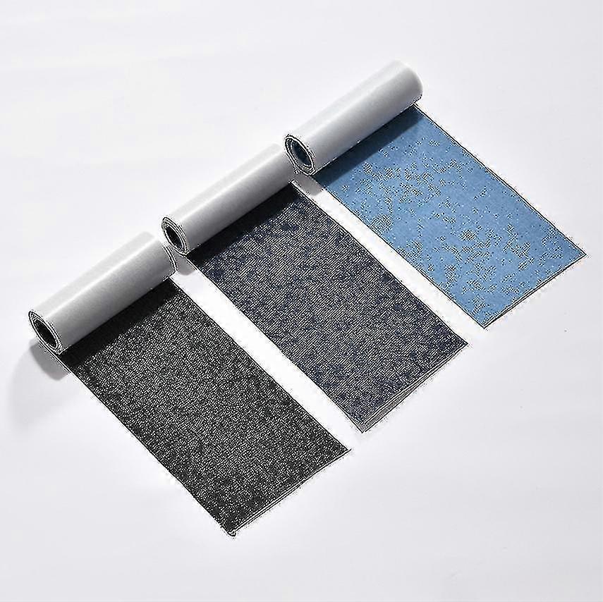 3-color Combination*10.5*150cm Patch Cloth Paste 3-color Down Jacket Self-adhesive Patch Denim Free Ironing Repair