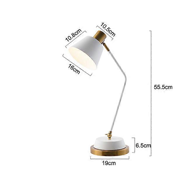 Modern LED Adjustable Desk Lamp Long Swing Arm E27 Table Lamp Bedside Study Office Eye Protection Reading Lights EU/US Plug