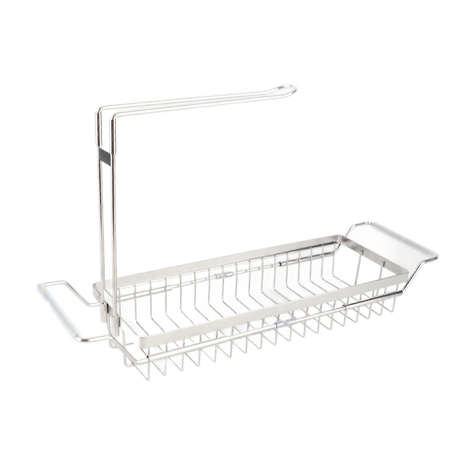 Kitchen Sink Rack Retractable Multipurpose Storage Solution for Kitchen