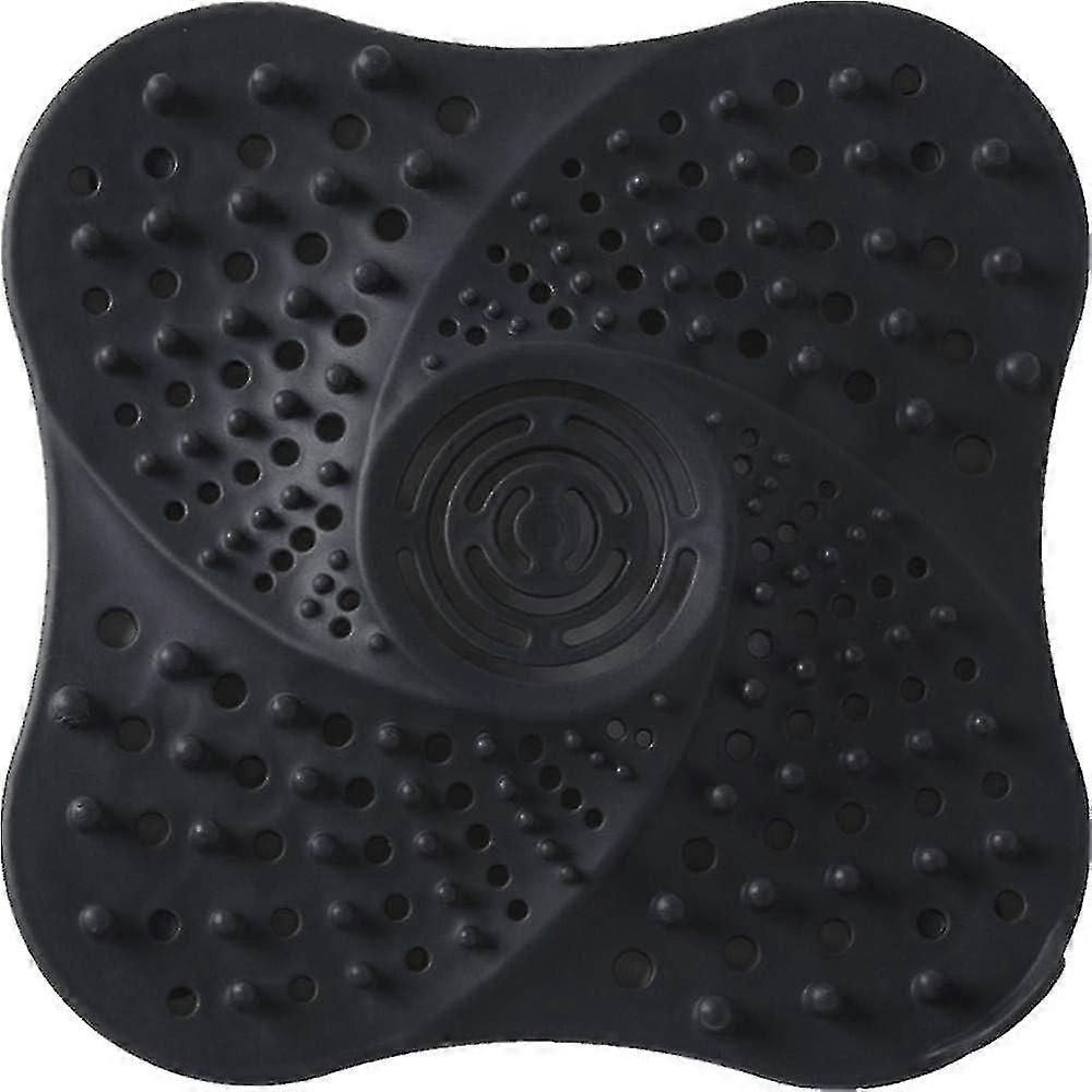 Tizzy Antiblock-Duschablauf mit Saugnapf (schwarz)