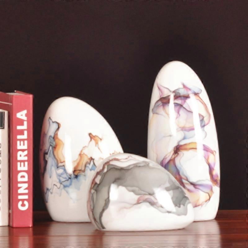 Creative ceramic and stone ornaments