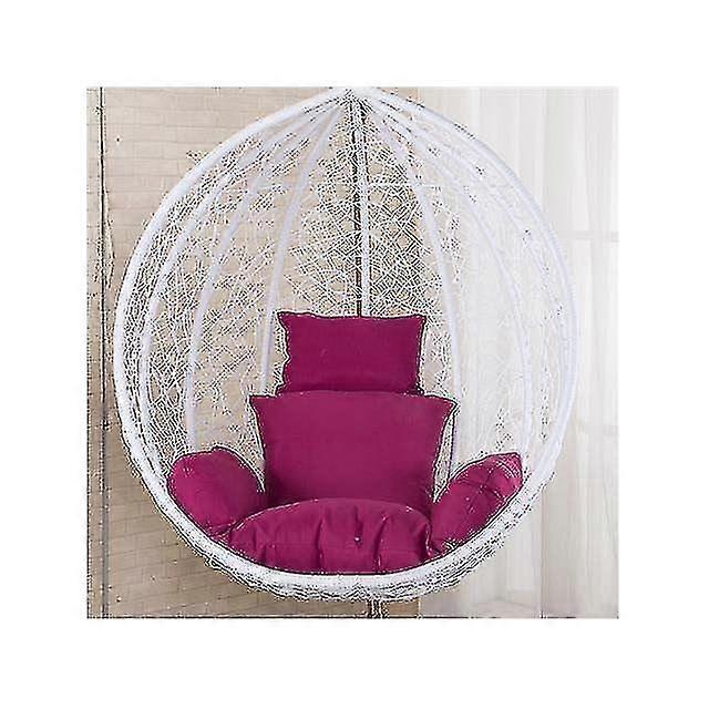 Hanging Basket Pillow Cushion Single Double Hanging Chair Cushion With Lining And Cotton Dark Purple