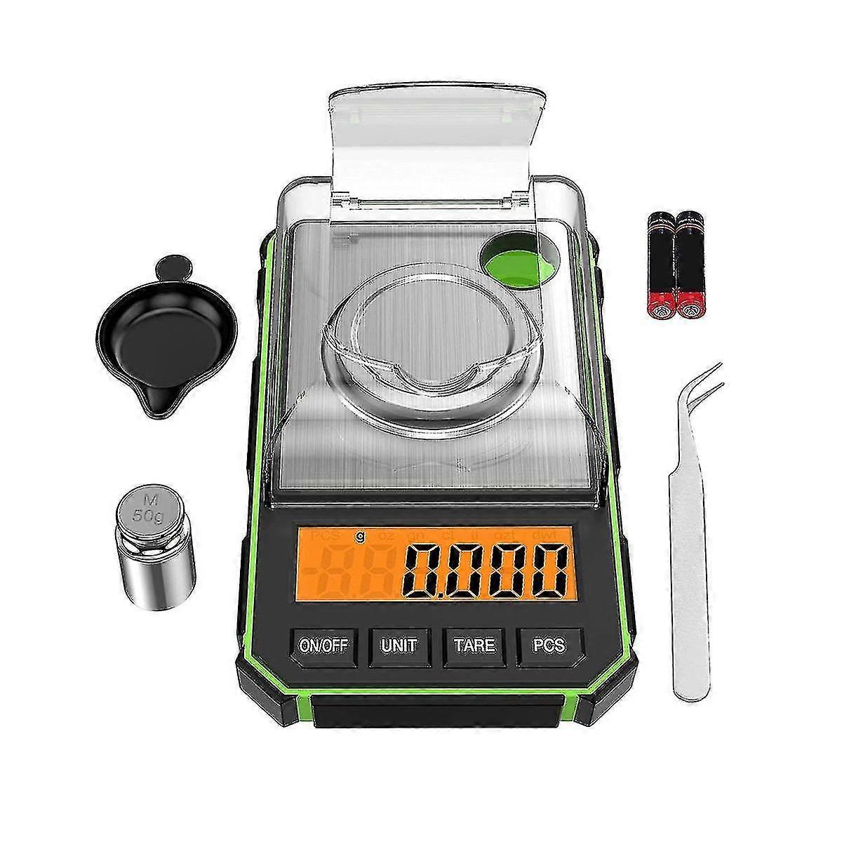 Fine Scale 0.001g, Digital Milligram Scale 50g / 0.001g, Digital Pocket Scale With Lcd Display, Lab-xdd