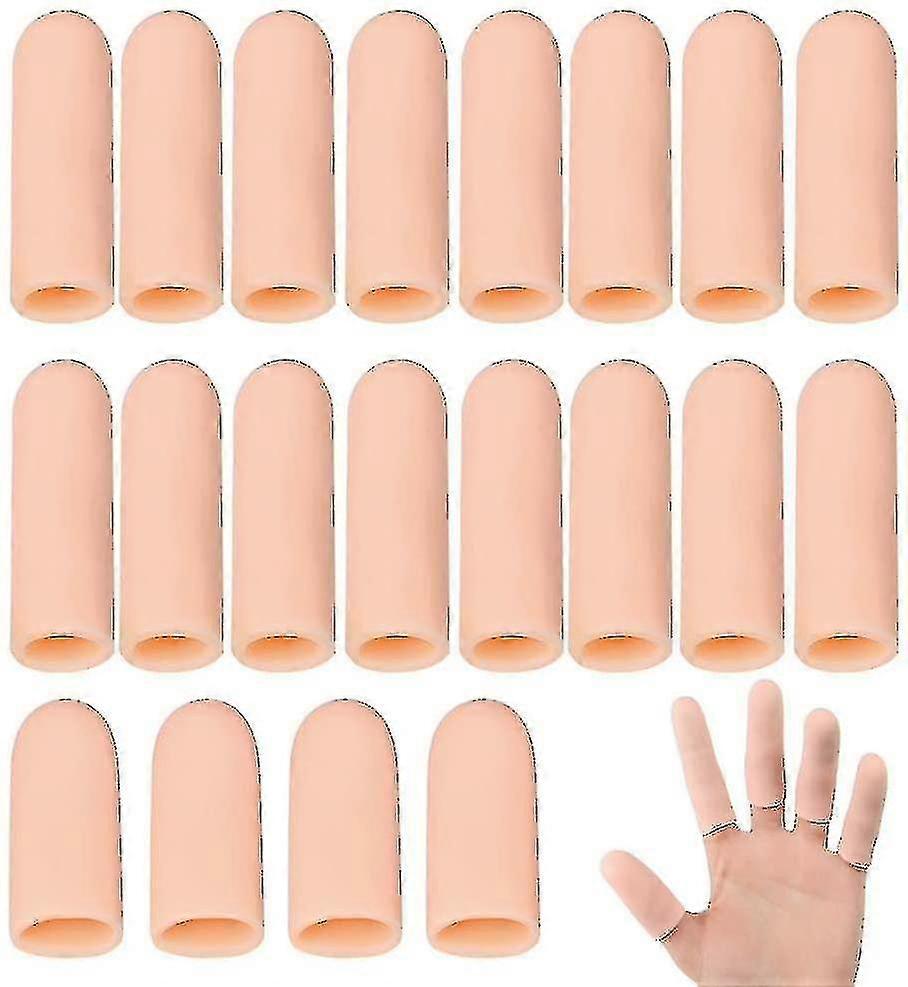 20pcs Finger Protector Silicone Finger Cover Thumb Protector Finger
