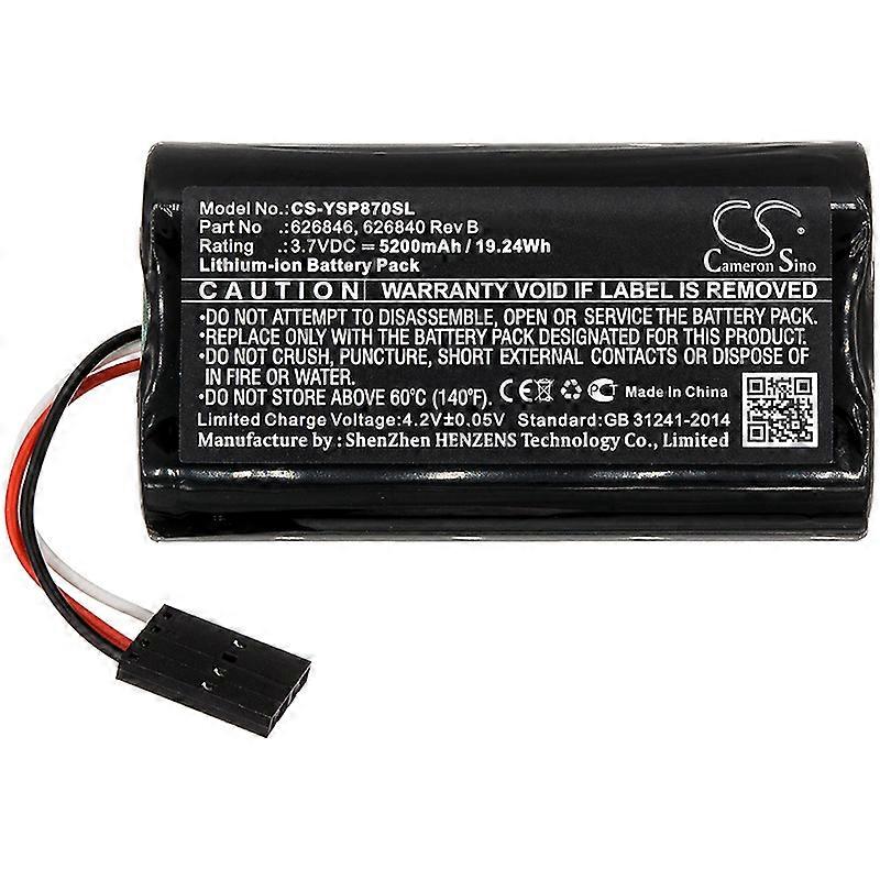 5200mAh/6800mAh Water Quality Meter Battery for YSI ProDSS, 626870-1, 626870-2, ProSolo Digital Water Quality Meter