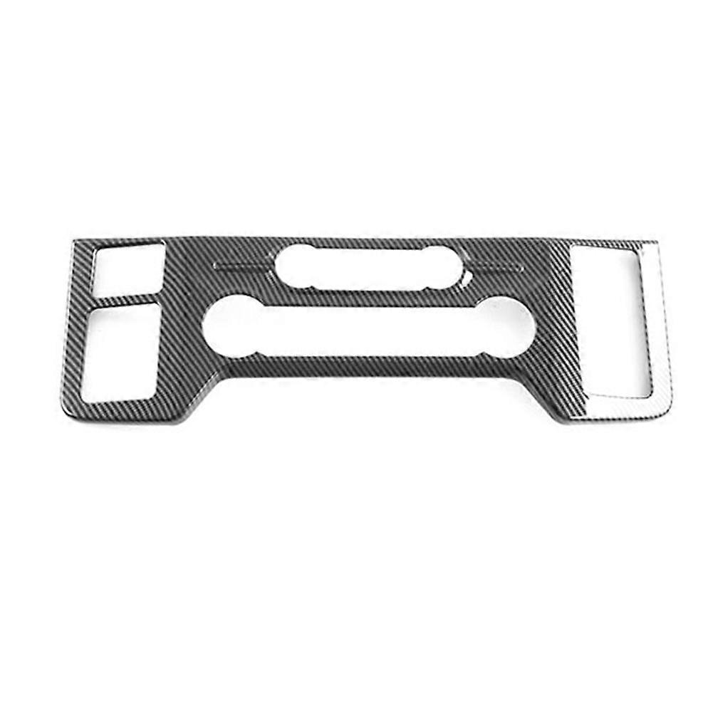 Car Carbon Fiber Console Condition A/C Switch Buttons Knob Cover Trim for 2022 2023