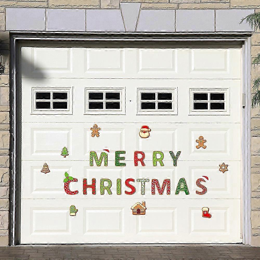 Hyvää joulua autotallin ovimagneetit sisustus