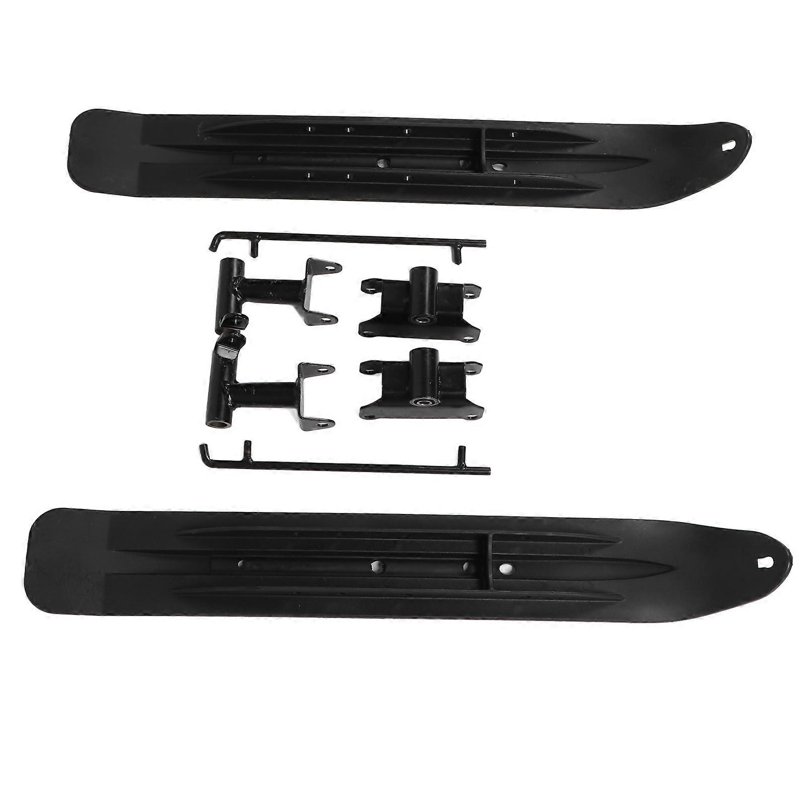 1 Pair Snow Bike Sledge Sled Anti Slip Enhanced Grip Snow Racer Skid for Quad Bike ATV Go Kart UTV Four Wheel Motorcycles