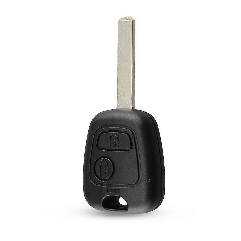 2 Buttons Modified Flip Remote Entry Key Shell Case For Peugeot 106 206 306 406 307 107 207 407 For Citroen C2 C3 C4 C5