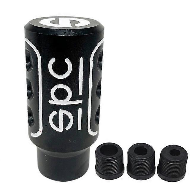 Racing Aluminum Manual Gear Shift Knob  SPC Shift Lever Head with 3 Adapters