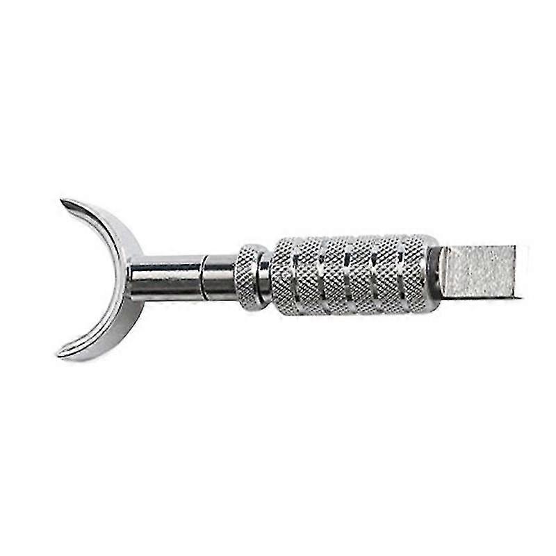 Adjustable Stainless Steel Leather Cutting Rotary Knife For Leather Processing (silver) (1pcs)