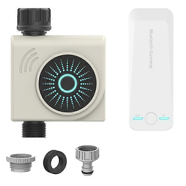 WiFi Water Timer Garden Irrigation Accessories Bluetooth Gateway Atuomatic Electronic Watering Outdoor Water Control Program Set