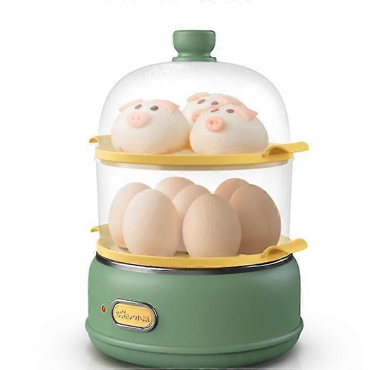 Double Kitchen Egg Cooker With Steaming Bowl