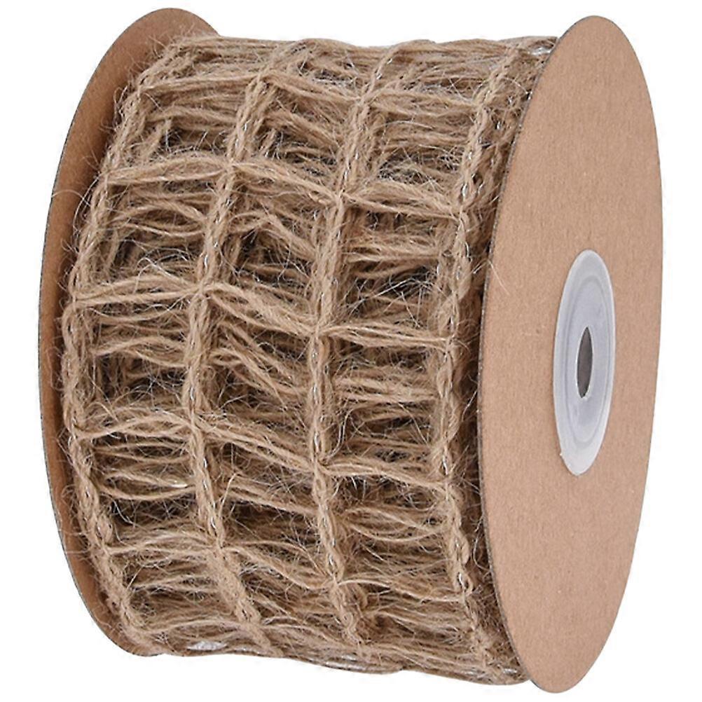Mesh Burlap Wired Ribbon Burlap Net Ribbon DIY Craft Ribbon Gift Wrapping Ribbon