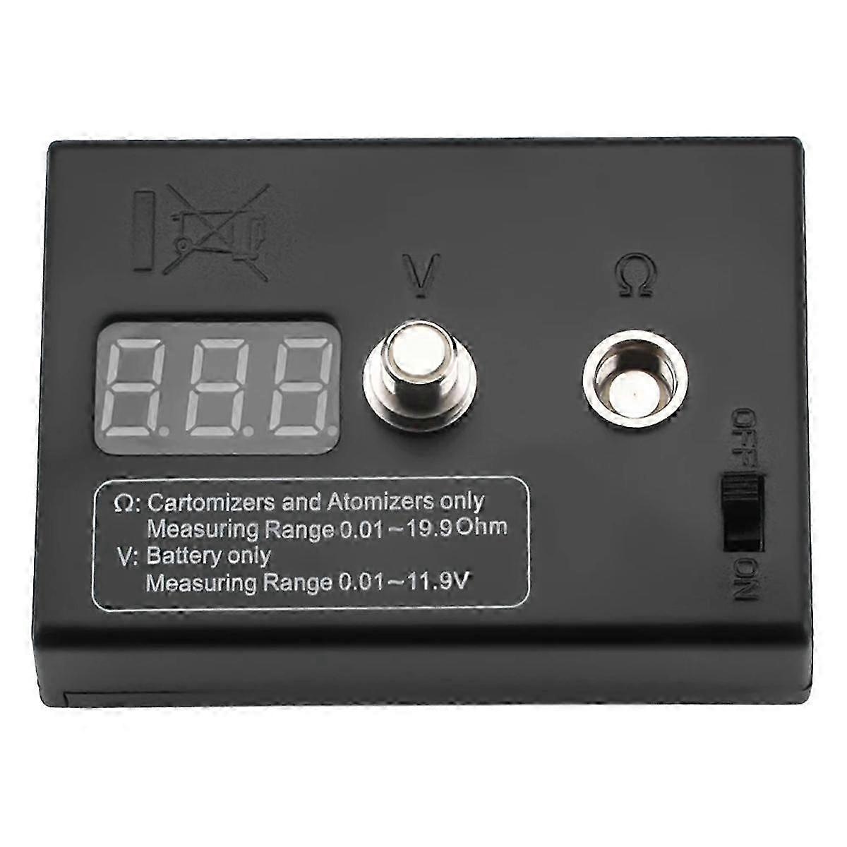 Led Digital Ohm Meter Coil Voltage Measuring 0.01-19.9 High Precision Resistance Tester For Ego 510 808d M7 M8