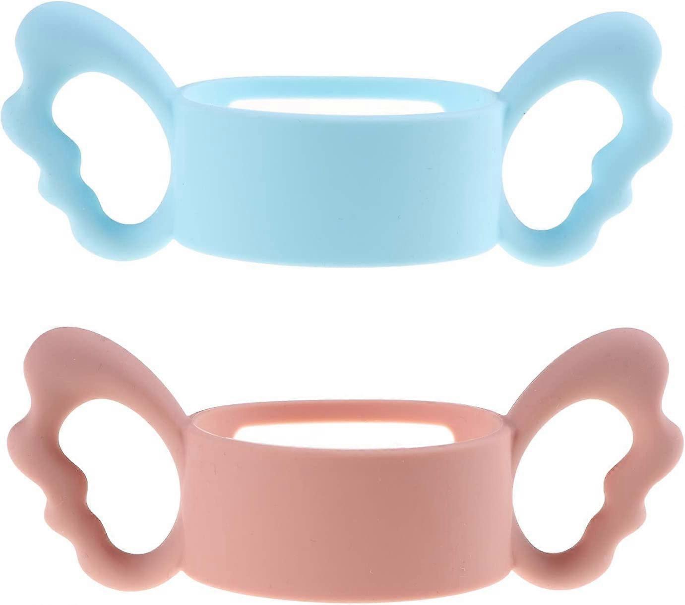 Silicone Wide-Neck Baby Bottle Handle,Outer Diameter Over 6cm(2pc)