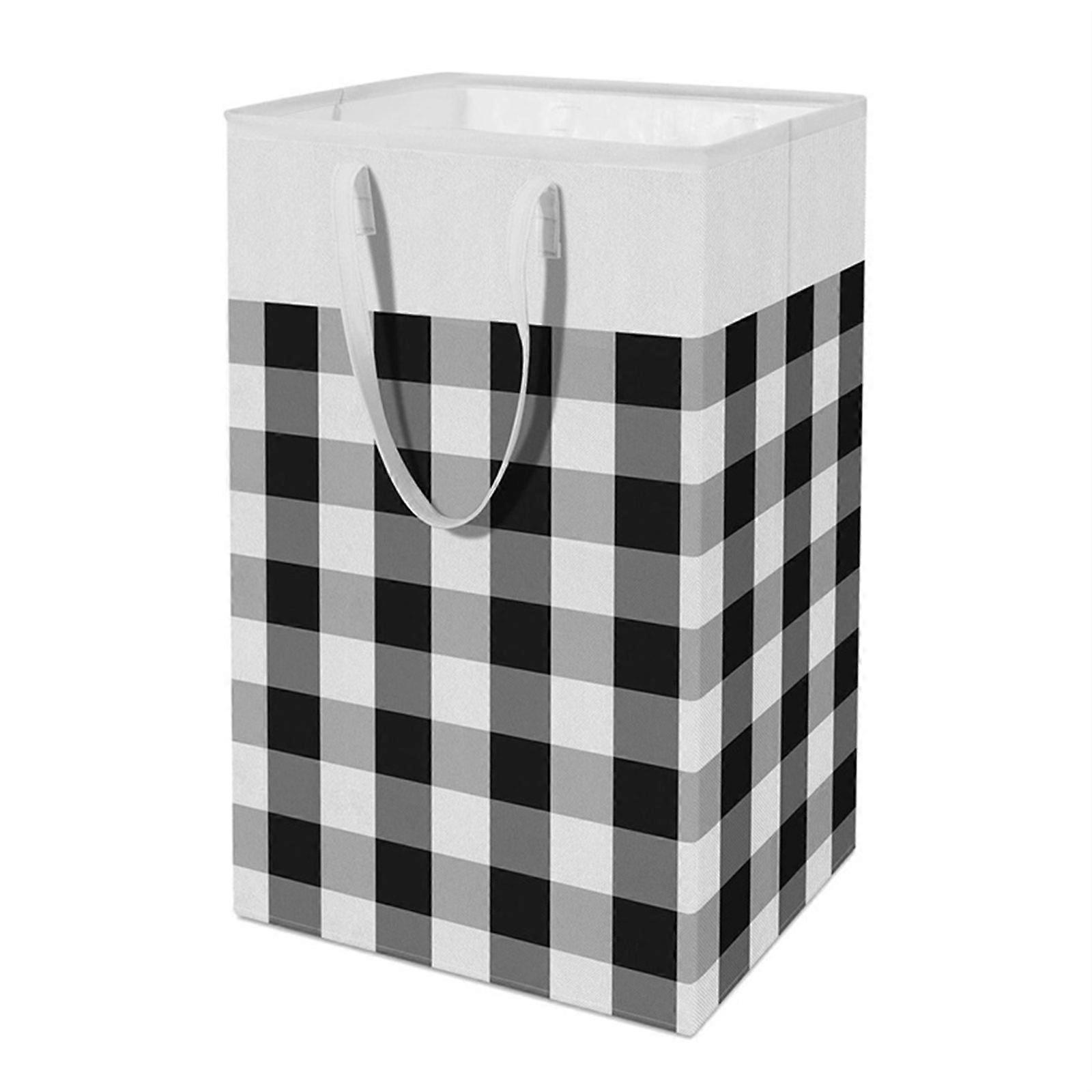 Laundry Hamper with Long Handles Collapsible Waterproof Clothes Hamper Durable Tall Laundry Bin