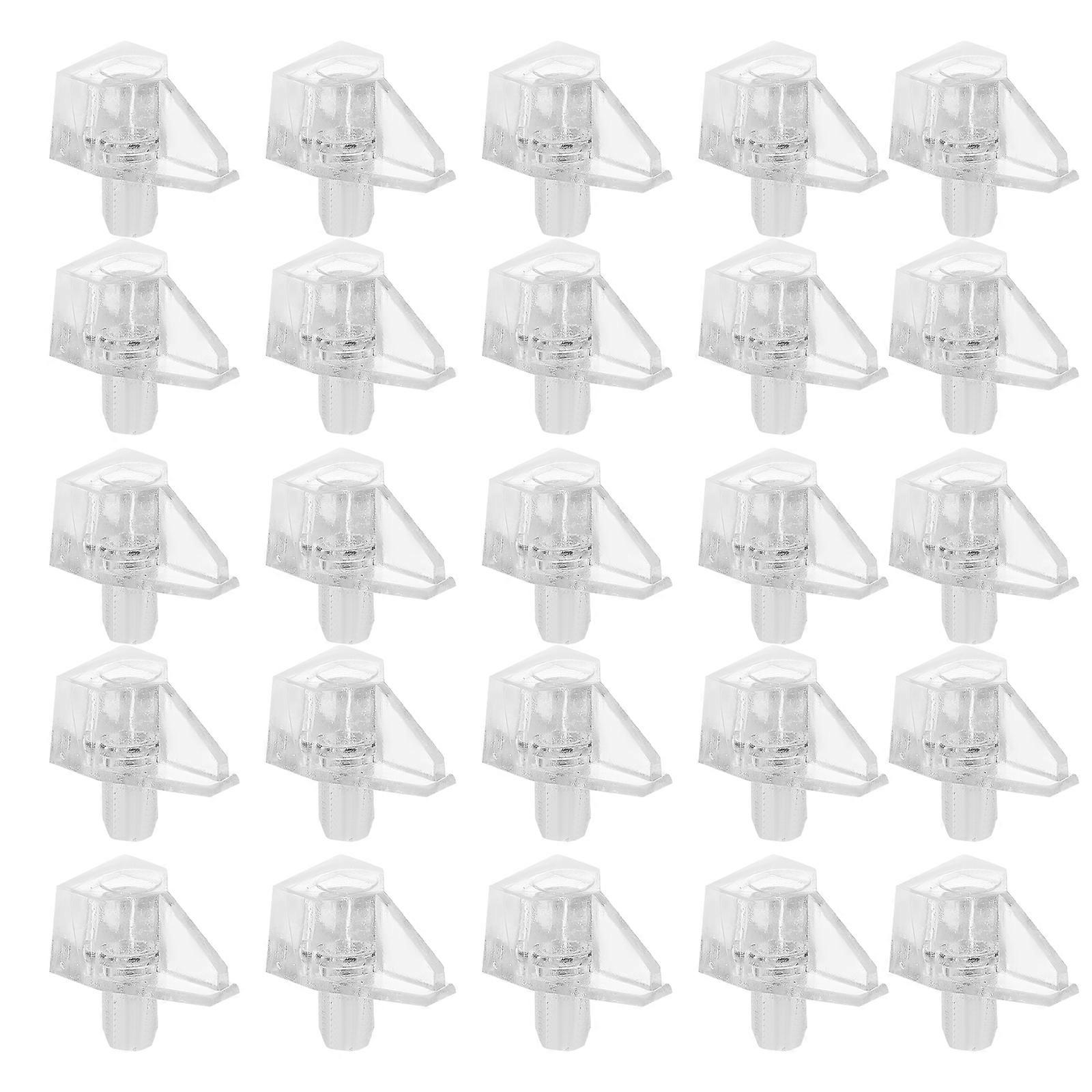 100pcs Shelf Pegs Shelf Clips Durable Shelf Supports for Book Shelves Cabinet