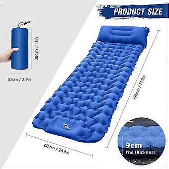 Tappetino da campeggio leggero con cuscino d'aria Materasso ad aria portatile Impermeabile Backpacking Sleeping Pad