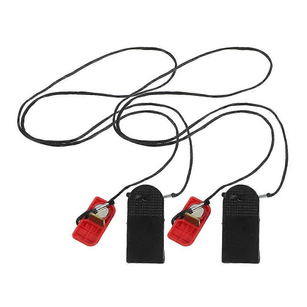 2Pcs Treadmill Magnet Security Lock Treadmill Key Replacement Treadmill Emergence Stop Replacement