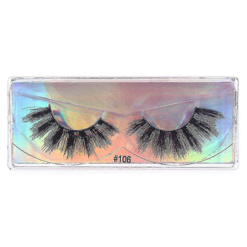 Extension des yeux 3d Mink Hair Mink Cils Wispy Fluffy Faux Cils Outils de maquillage des yeux