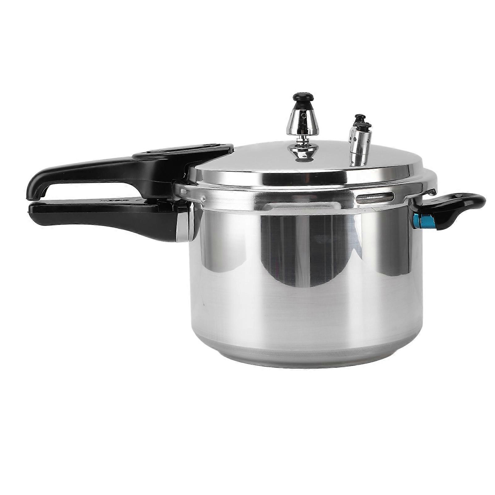 Stovetop Pressure Cooker Explosion Proof Aluminum Alloy Pressure Cooker Pressure Cooking Pot with Safety Valve for Gas Stove 24cm, 7L
