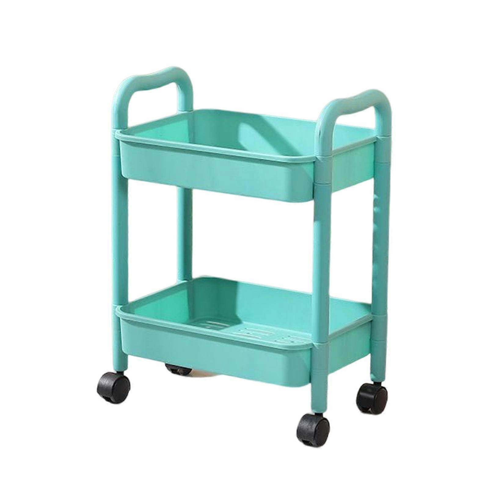 2/3/4-tier Kitchen Rolling Cart Durable Movable Rolling Cart For Dorms Attics Basements