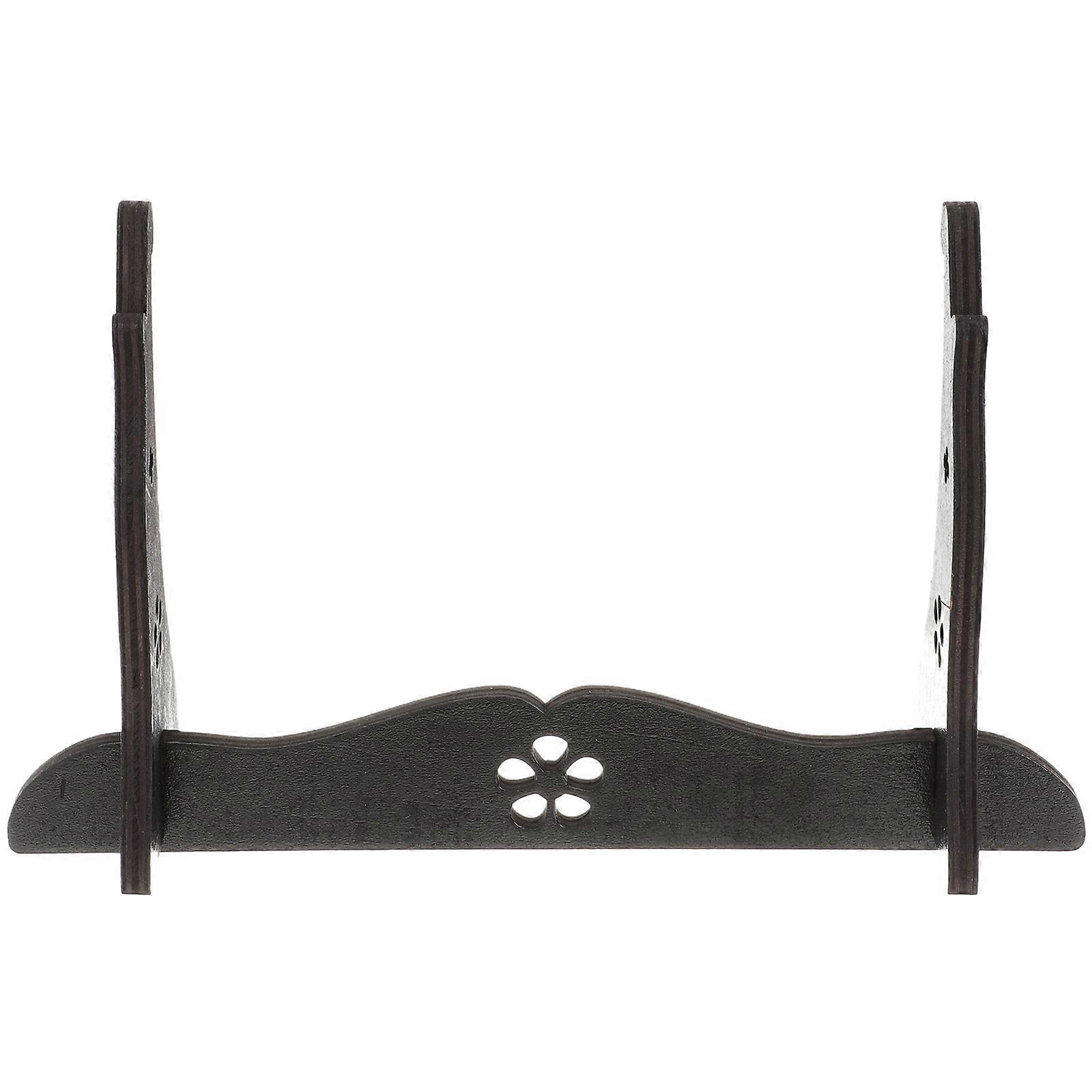 Flute Display Rack Swords Collection Stand Wooden Swords Holder Storage Holder