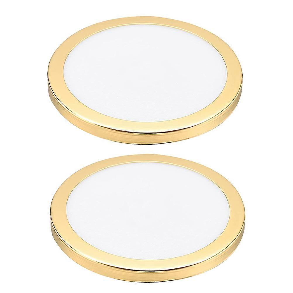 2Pcs Round Lampshade Diffuser Dustproof Dust Protection Cover Acrylic Board