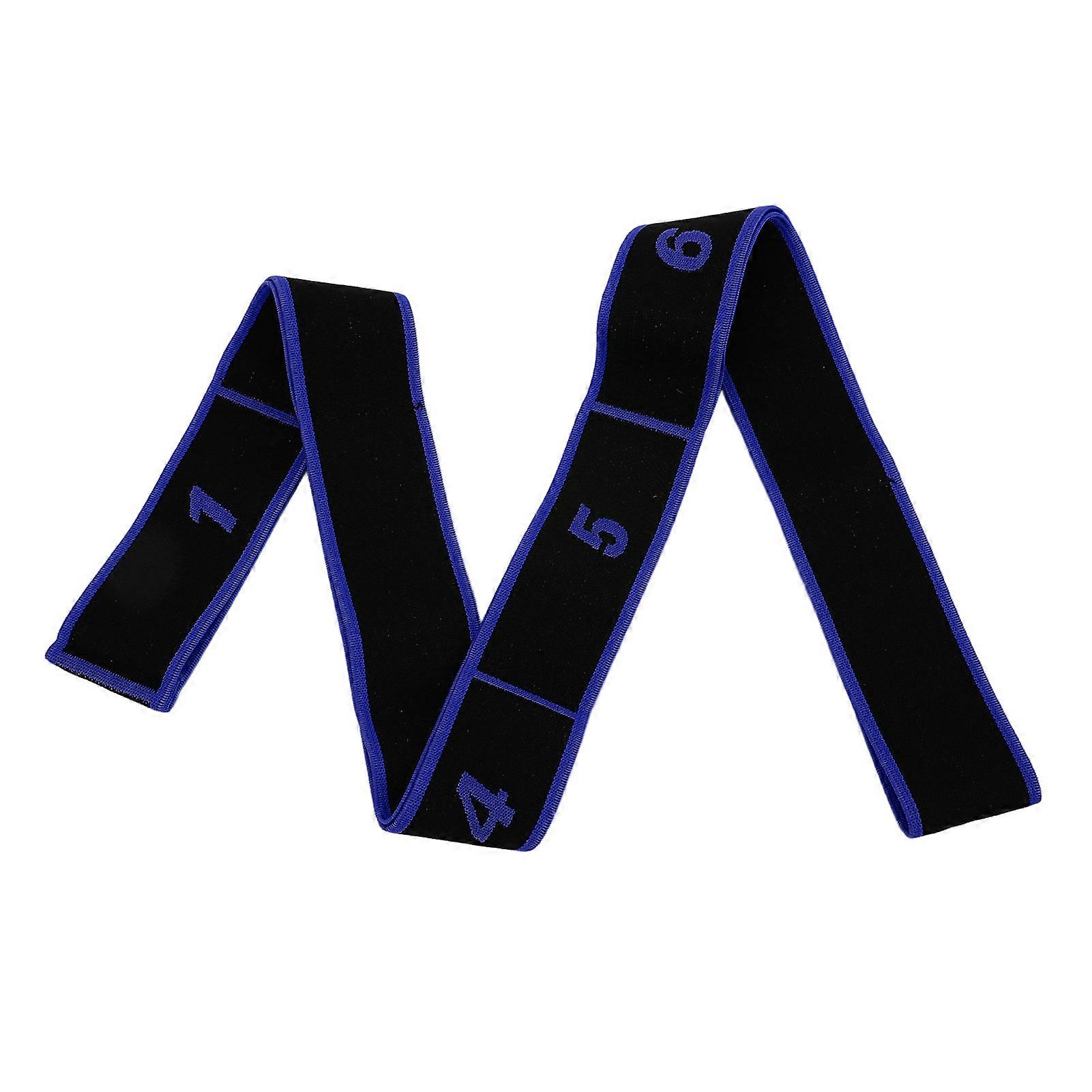 Stretch Bands Exercise Function Elastic Flexible Polyester Cotton Material DIY Combination Use Stretching Tool for KidBlue