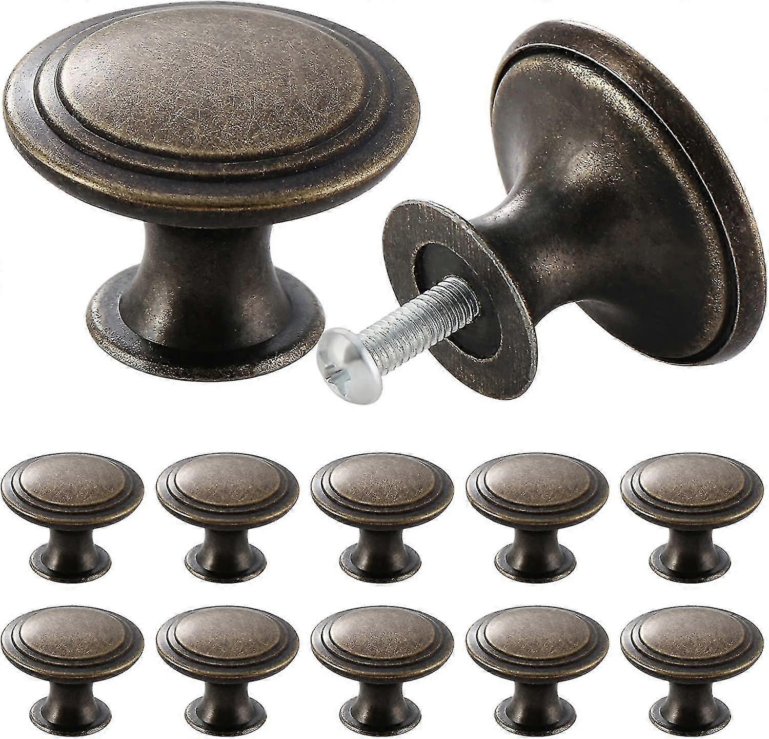 24pcs Vintage Cabinet Knobs. Chic Drawer Knobs. Antique Style Kitchen Cupboard