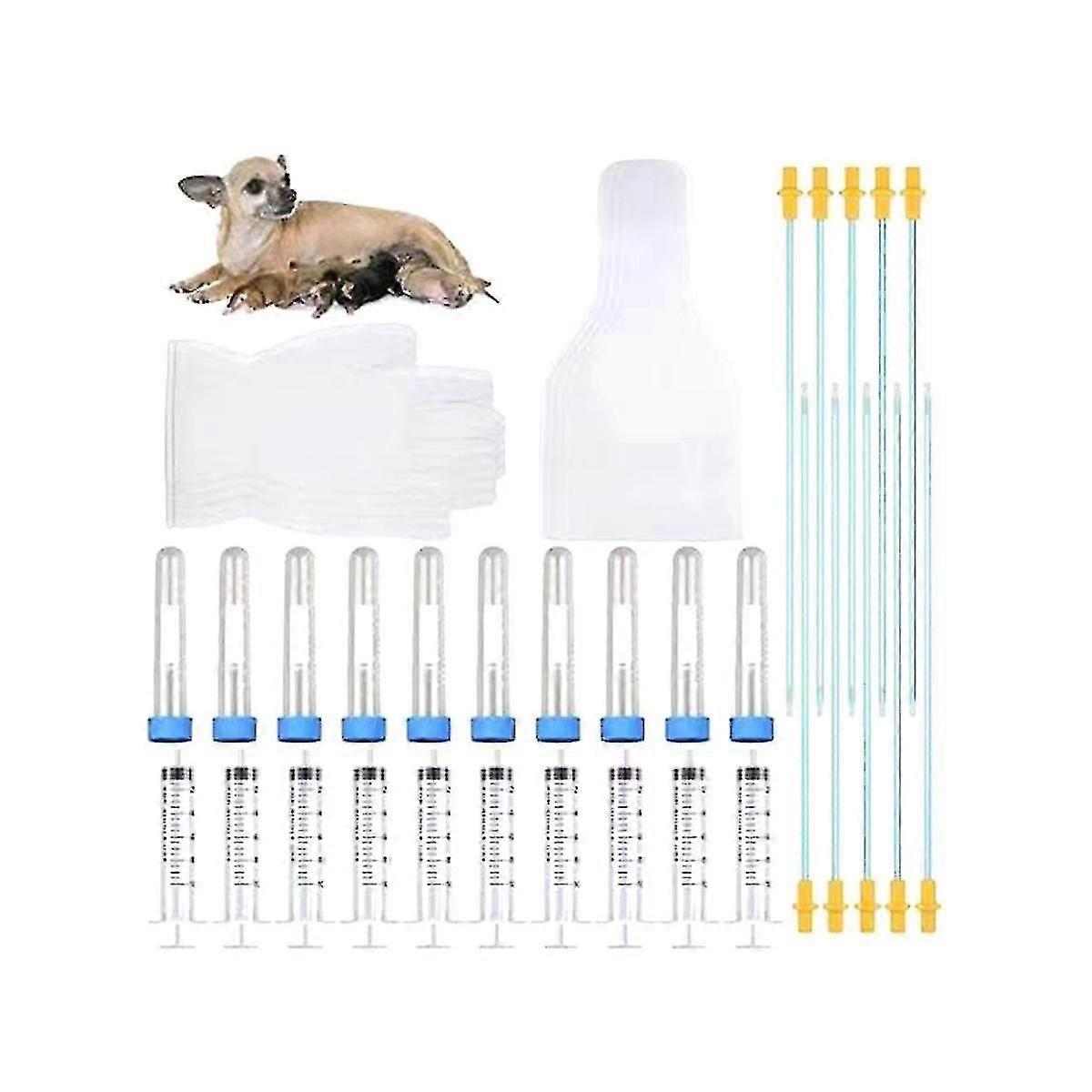 10 Set Breeding Kit Artificial Insemination Dog Breeding Kit Insemination Breeder Kit compatible wit