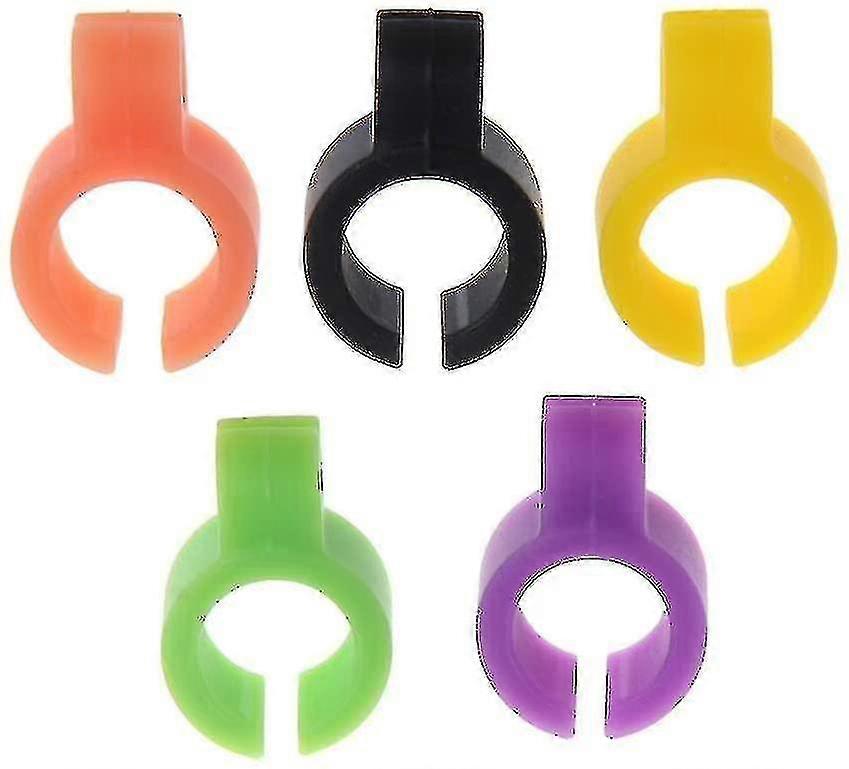 Ring, 5-piece Silicone Cigarette Holder Ring For Hands-free Smoking While Using A Console